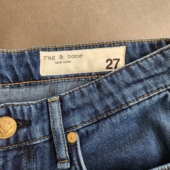 Rag & Bone Womens The Logan Mid Rise Wide Leg Jeans Size 27 NWT $198 Annalise - Picture 6 of 15